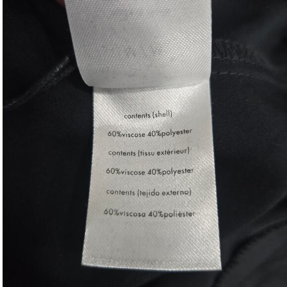 NWT WeWoreWhat Black Satin Wide Leg Jumpsuit size M - Picture 6 of 10